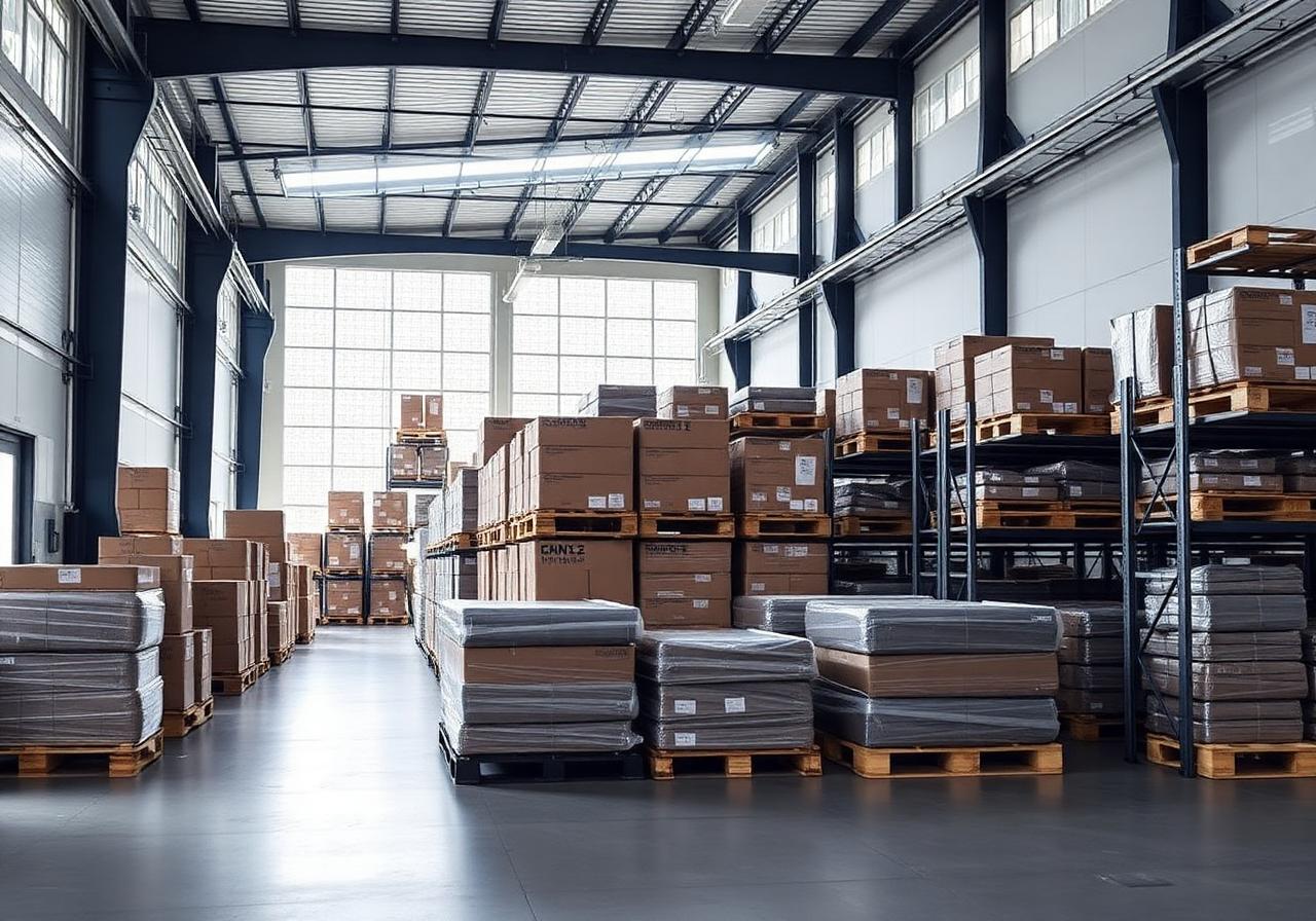 Modern logistics warehouse